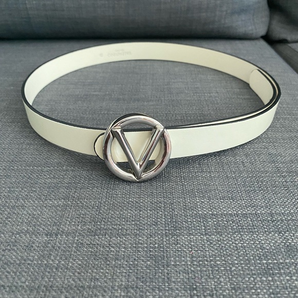 Mario Valentino Accessories - Valentino by Mario Valentino - genuine leather belt in cream color - S